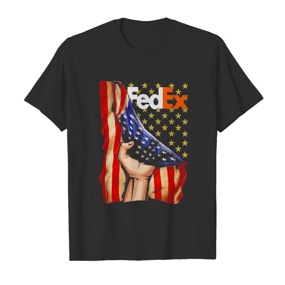 Fedex american flag independence day shirt