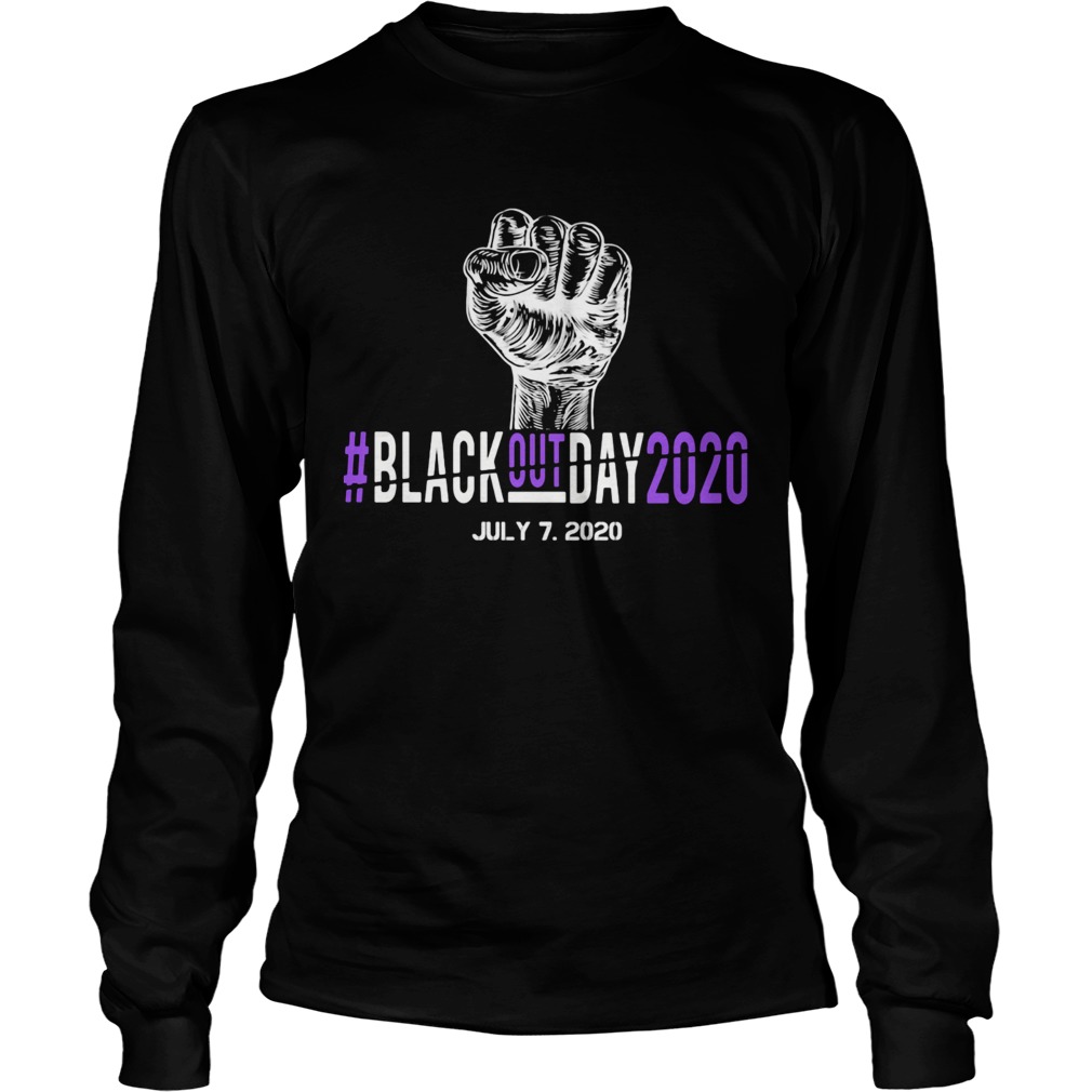 Fist black out day 2020 july 72020  Long Sleeve