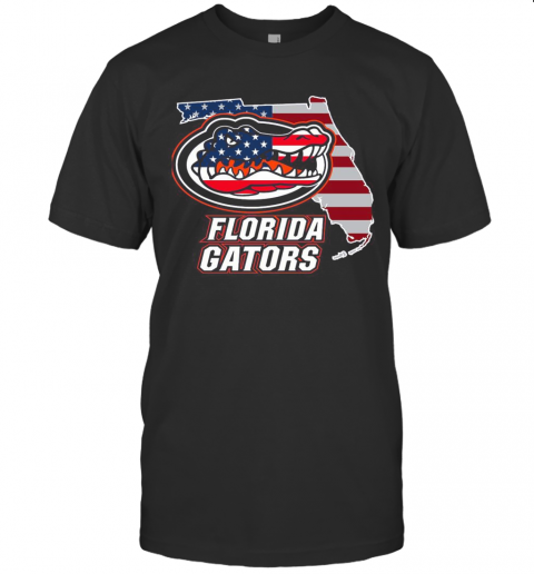 Florida Gators American Flag Independence Day T-Shirt