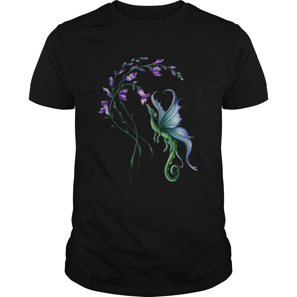 Flying Dragon And Flower shirt