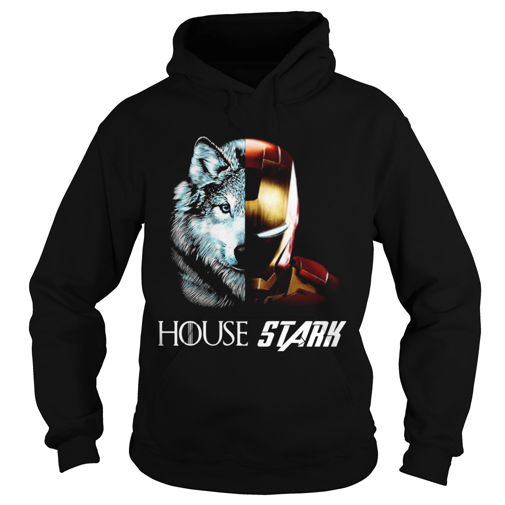 Game of Thrones House Stark Wolf Tony Stark Iron Man  Hoodie