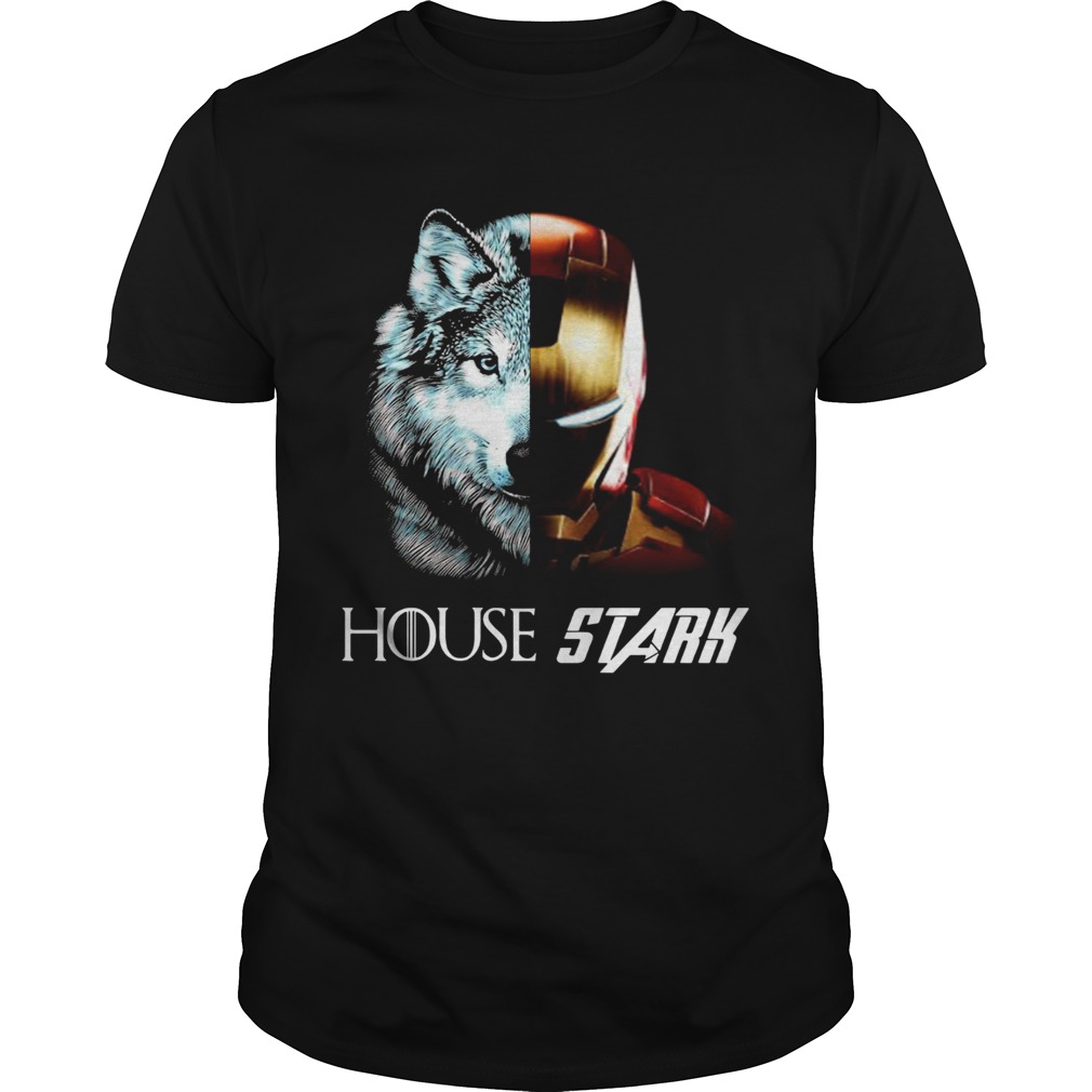 Game of Thrones House Stark Wolf Tony Stark Iron Man  Unisex