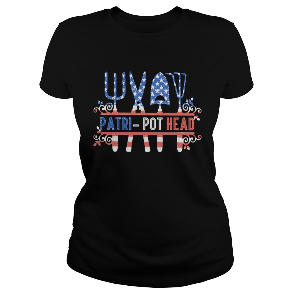 Garden patripot head american flag independence day  Classic Ladies