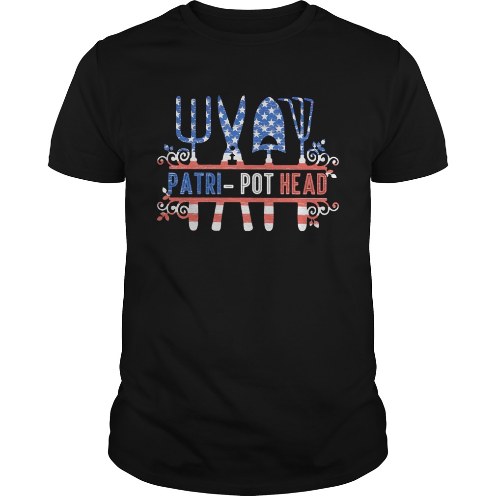 Garden patripot head american flag independence day  Unisex