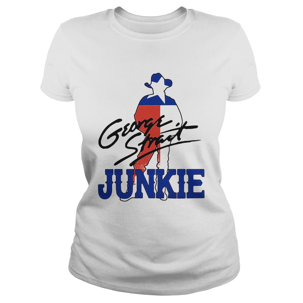 George strait junkie flag signature  Classic Ladies