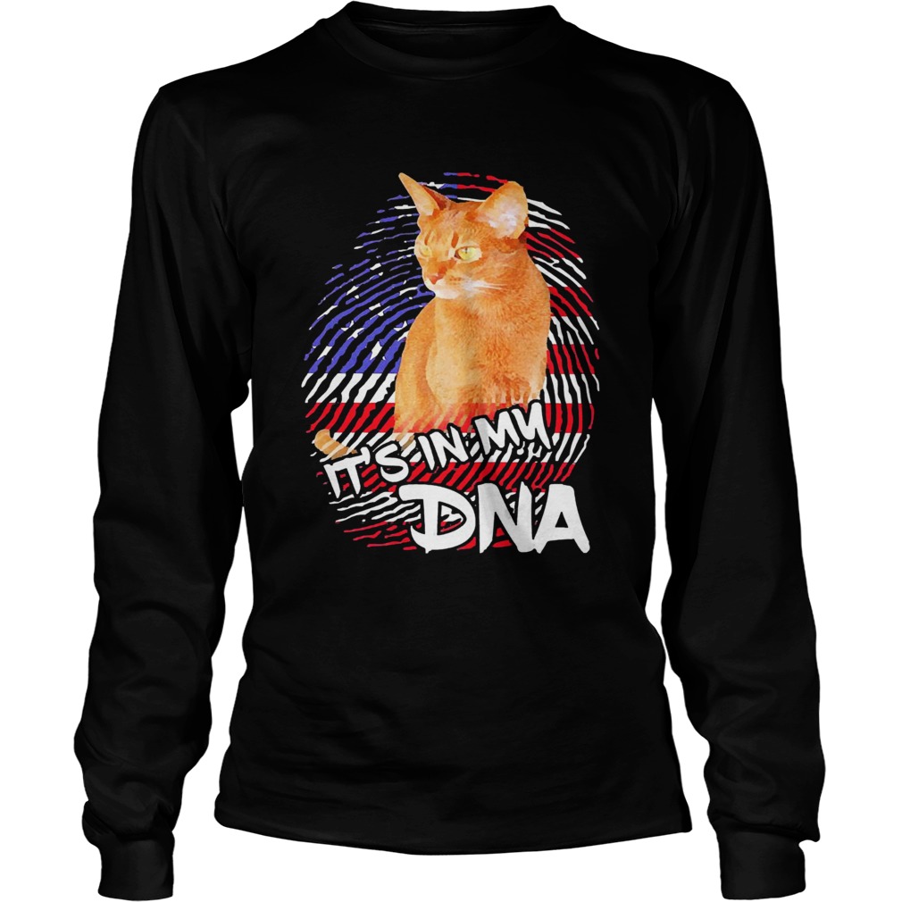 Good Cat Its In My DNA American  Long Sleeve