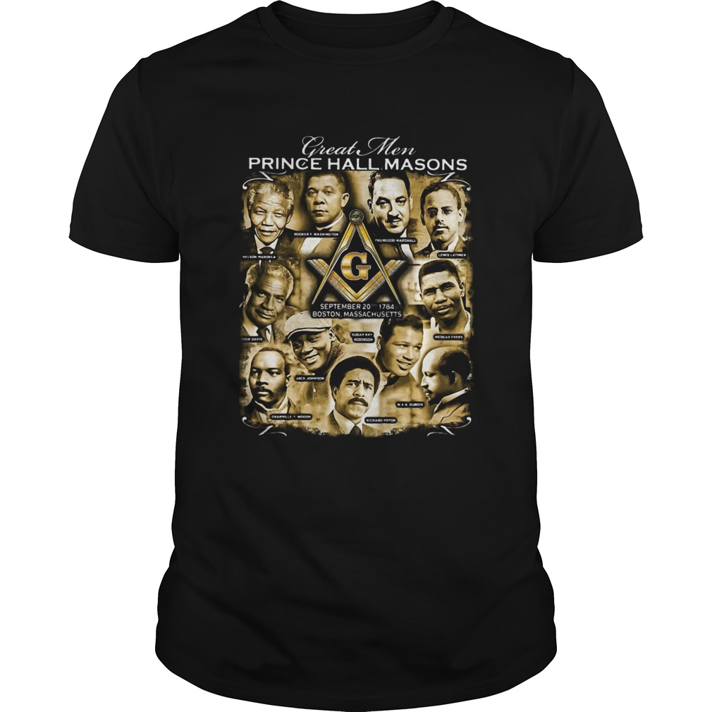 Great men prince hall masons darryl porter shirt