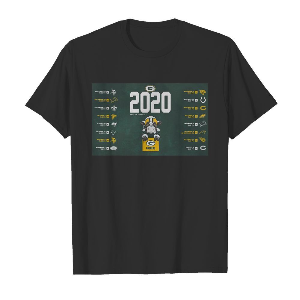 Green bay packers football 2020 season schedule buffalo  Classic Men's T-shirt