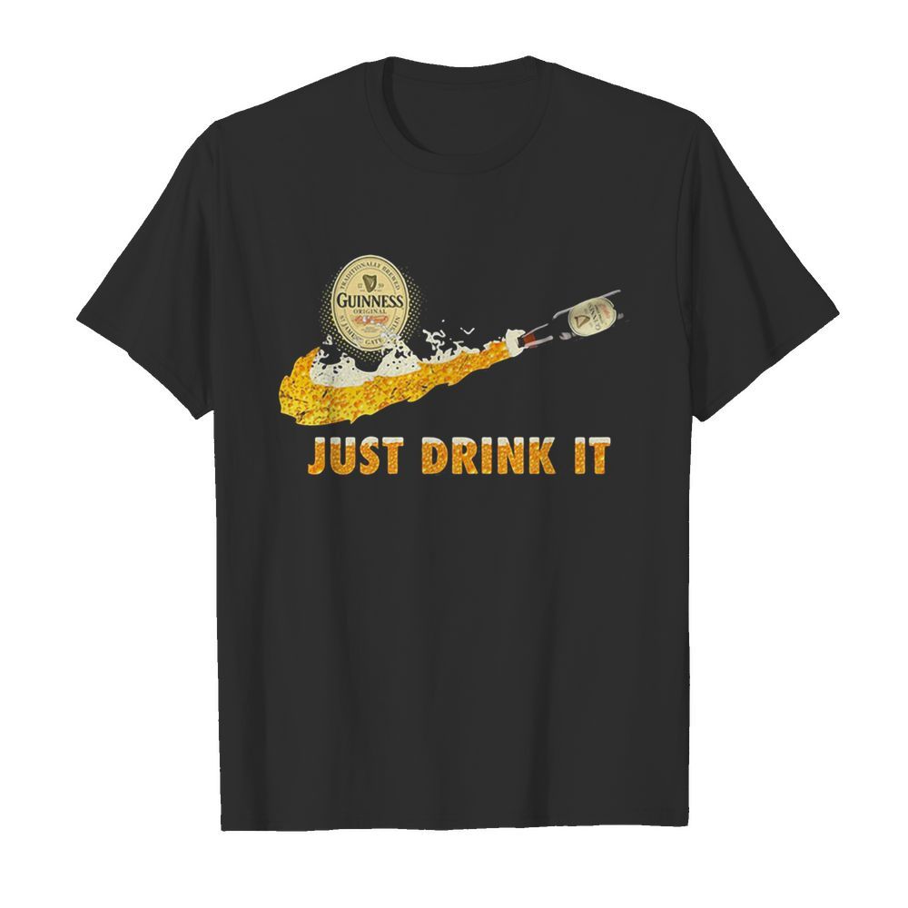 Guinness beer nike just drink it shirt