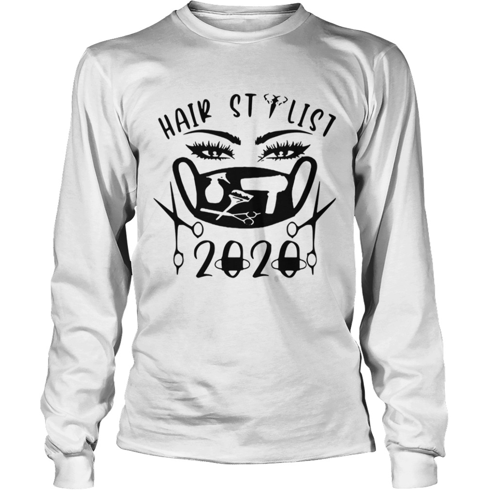 Hair stylist 2020 mask  Long Sleeve