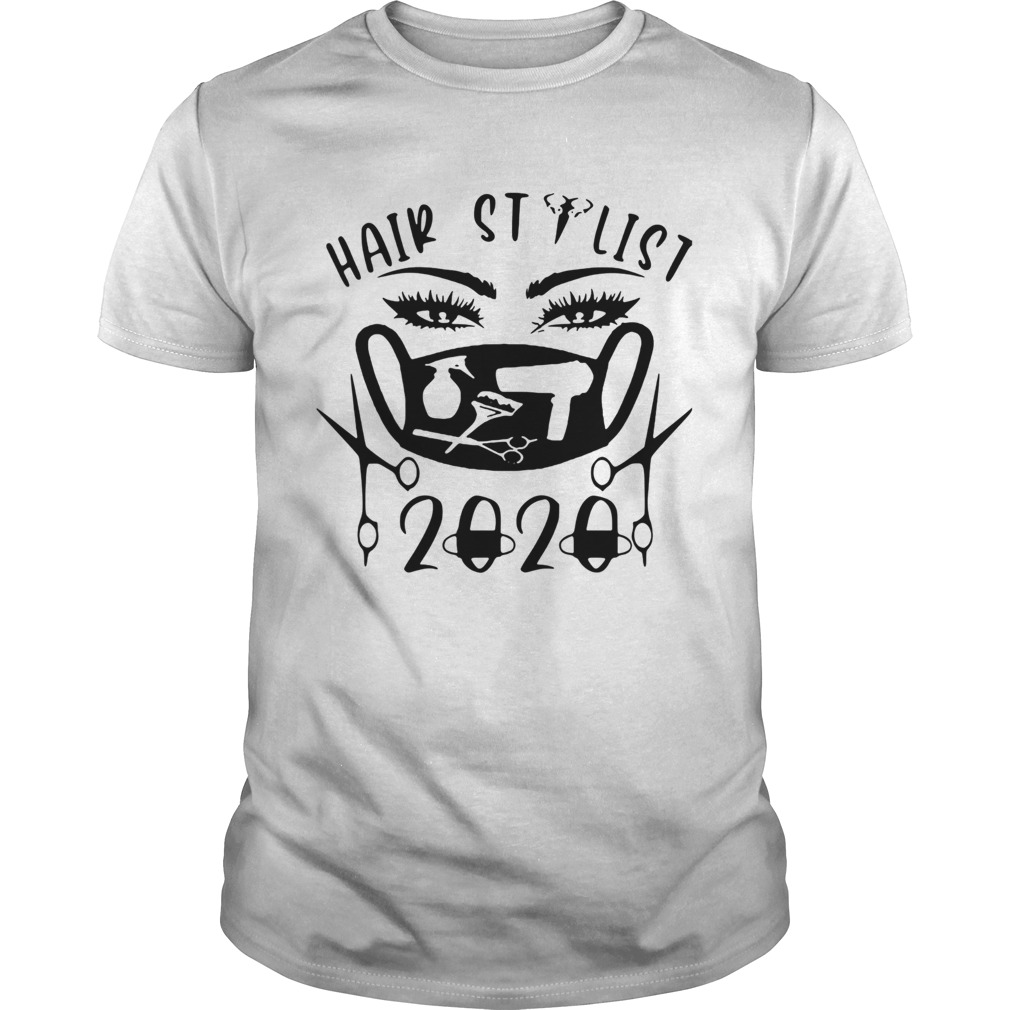 Hair stylist 2020 mask shirt