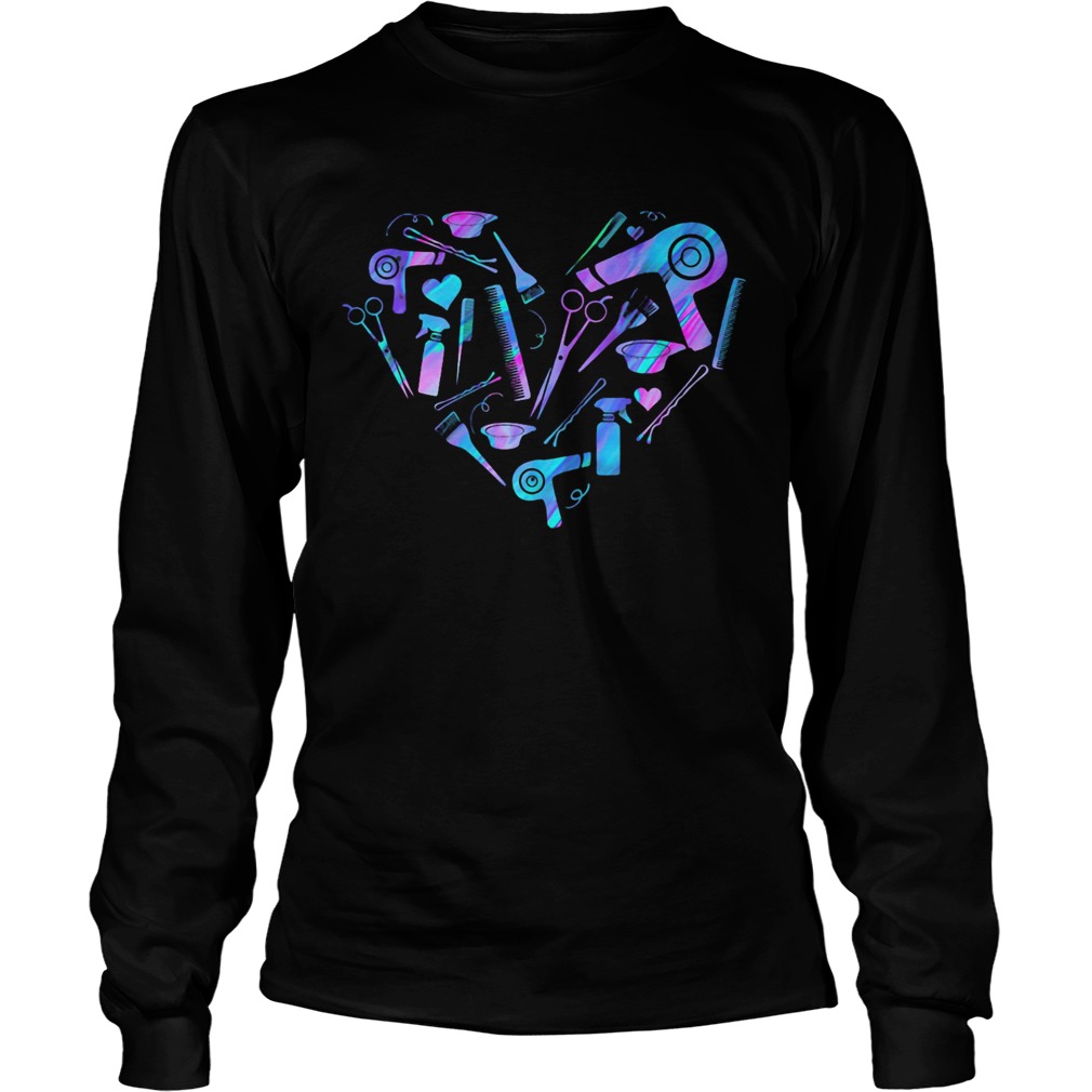 Hairdressers heart  Long Sleeve