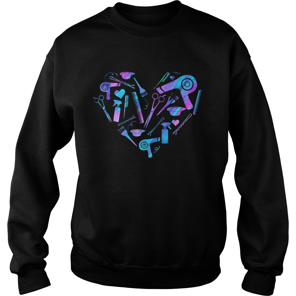 Hairdressers heart  Sweatshirt