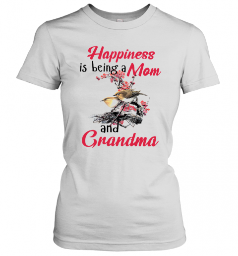 Happiness Is Being A Mom And Grandma T-Shirt Classic Women's T-shirt