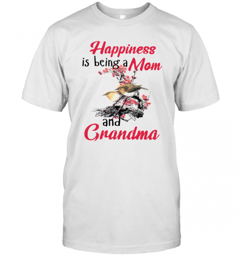 Happiness Is Being A Mom And Grandma T-Shirt Classic Men's T-shirt