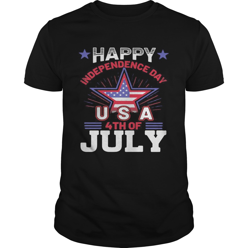 Happy independence day usa 4th of july flag star  Unisex