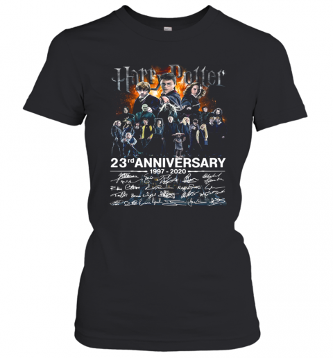 Harry Potter 23Rd Anniversary 1997 2020 Signatures T-Shirt Classic Women's T-shirt