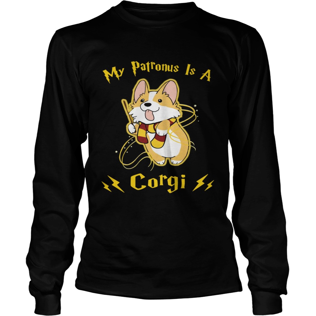 Harry Potter My Patronus Is A Corgi  Long Sleeve