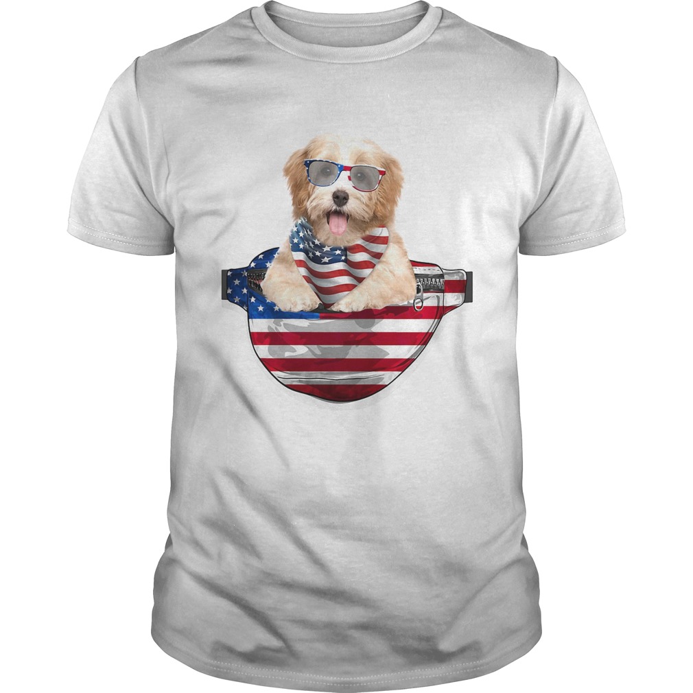 Havanese waist pack american flag independence day shirt