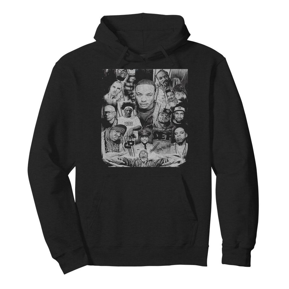 Hip hop royalty rap gods eminem dr dre 2 pac 50 cent snoop dogg ice cube nwa  Unisex Hoodie