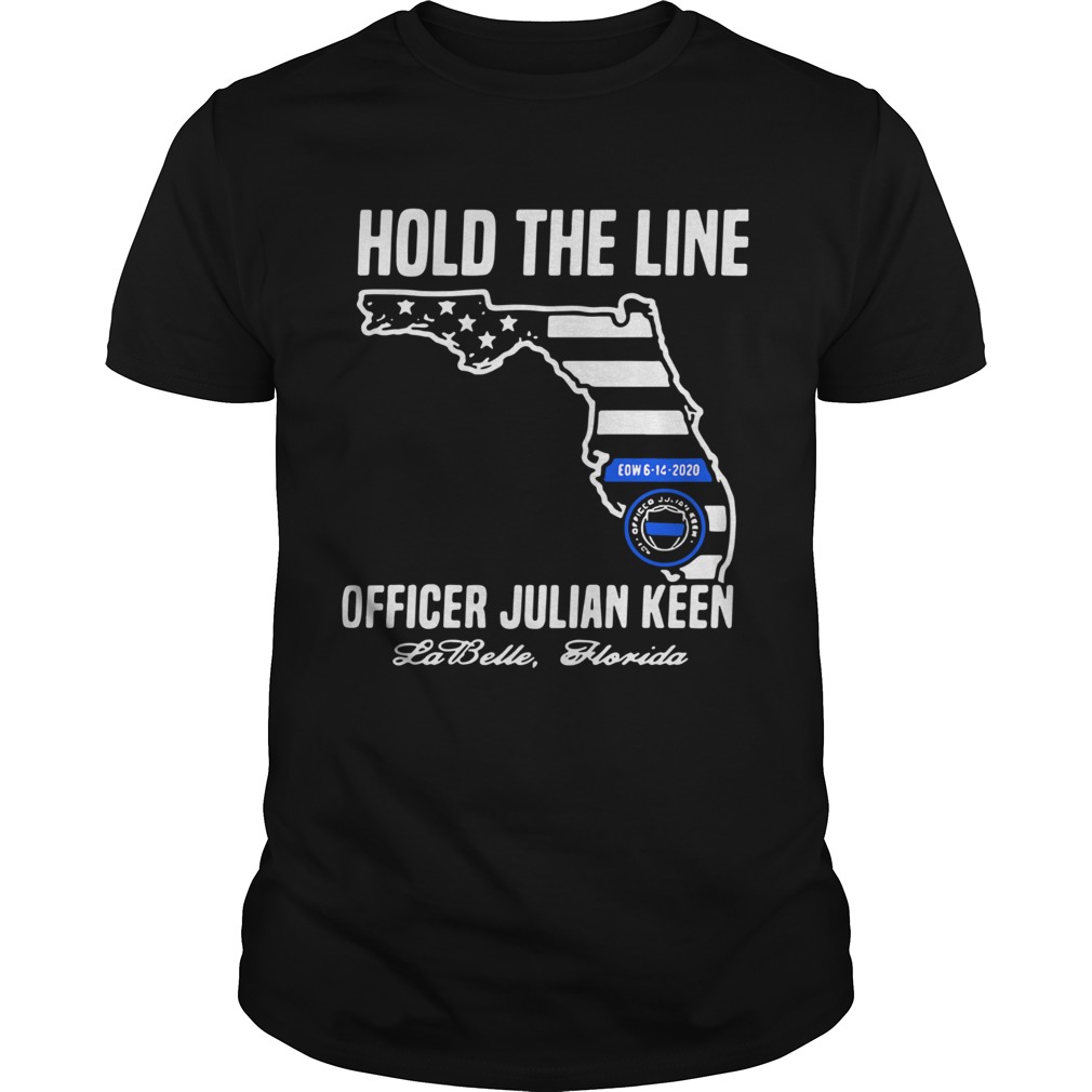 Hold The Line Officer Julian Keen Jabette Florida shirt