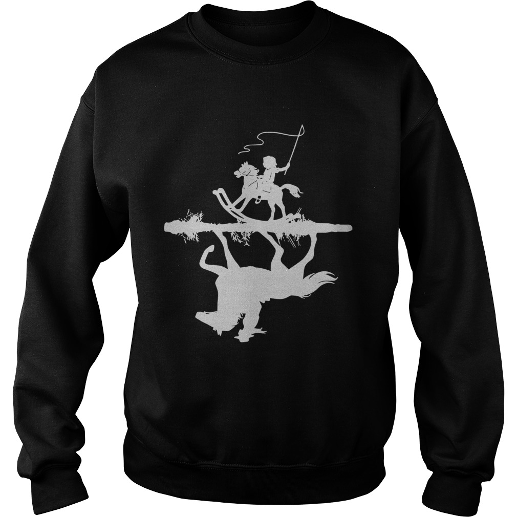 Horse Girl Shadow  Sweatshirt