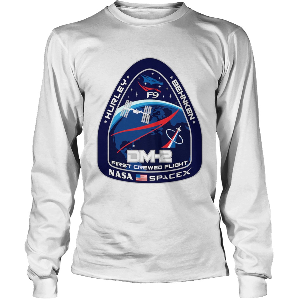 Hurley Behnken Dm2 First Crewed Flight Nasa SpaceX  Long Sleeve