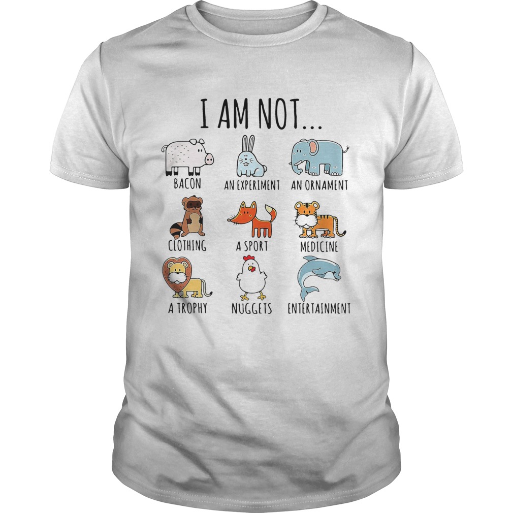 I Am Not Bacon An Experiment An Ornament shirt