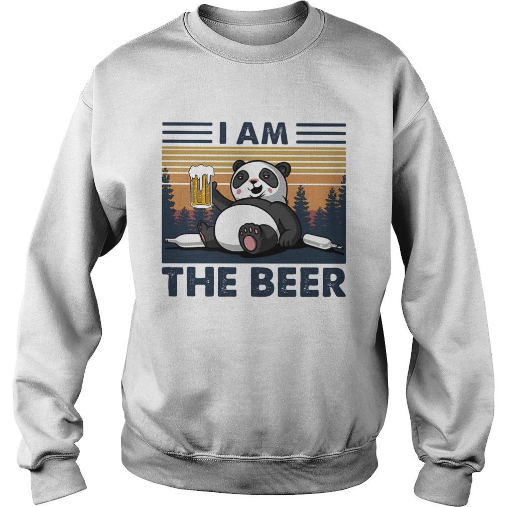 I Am The Beer Bear Vintage Retro  Sweatshirt