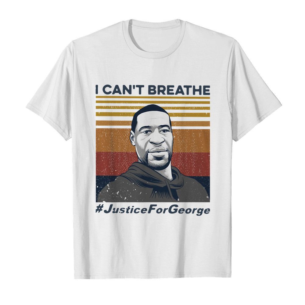 I Can't Breathe Justice For George Vintage  Classic Men's T-shirt