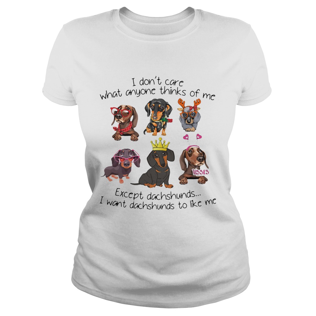 I Dont Care What Anyone Thinks Of Me Except Dachshunds I Want Dachshunds To Like Me  Classic Ladies