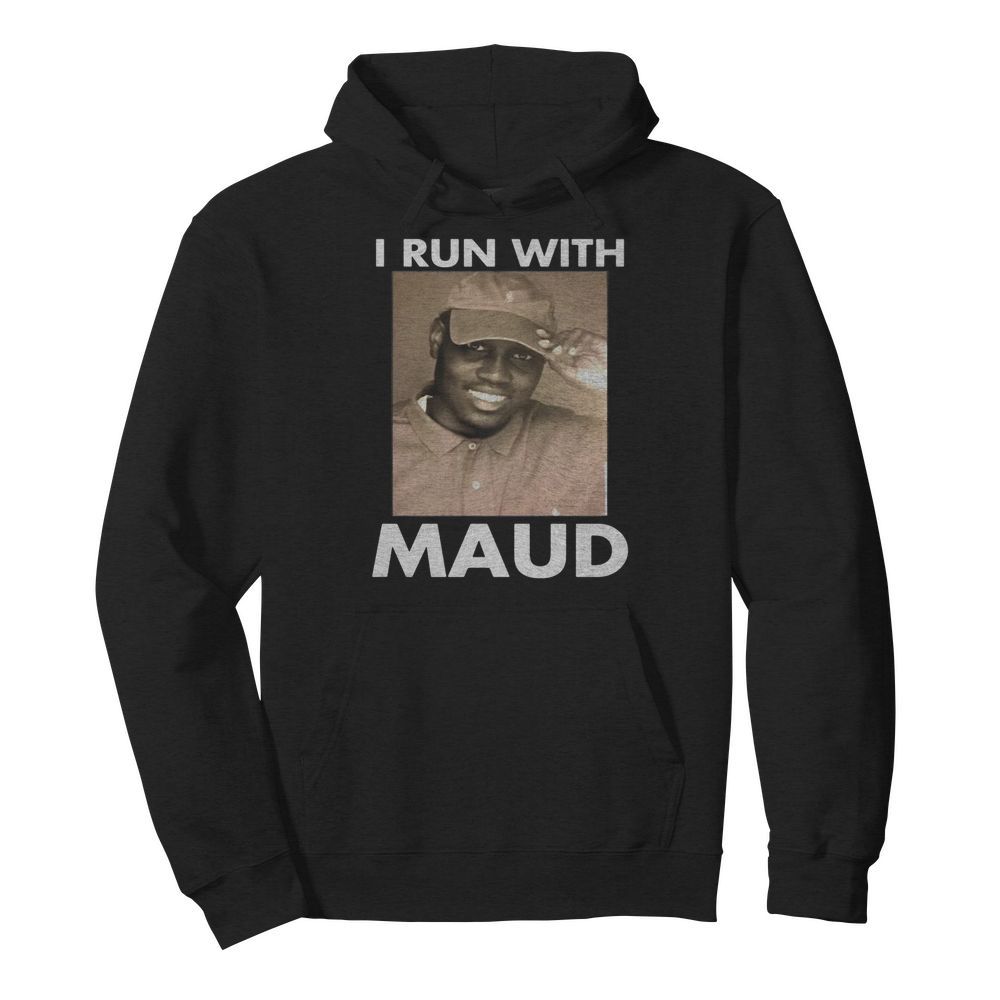 I run with support maud  Unisex Hoodie