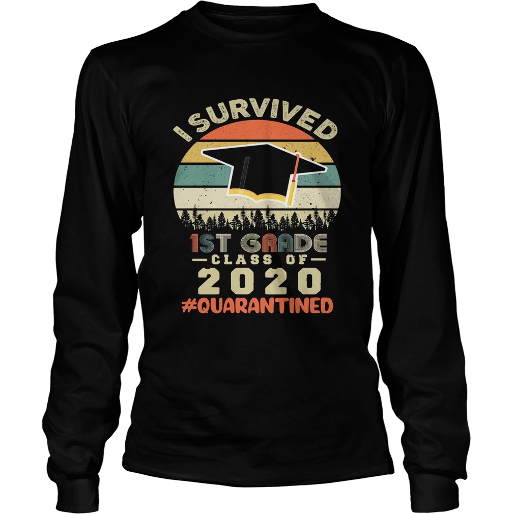 I survived 1st grade class of 2020 quarantined vintage  Long Sleeve