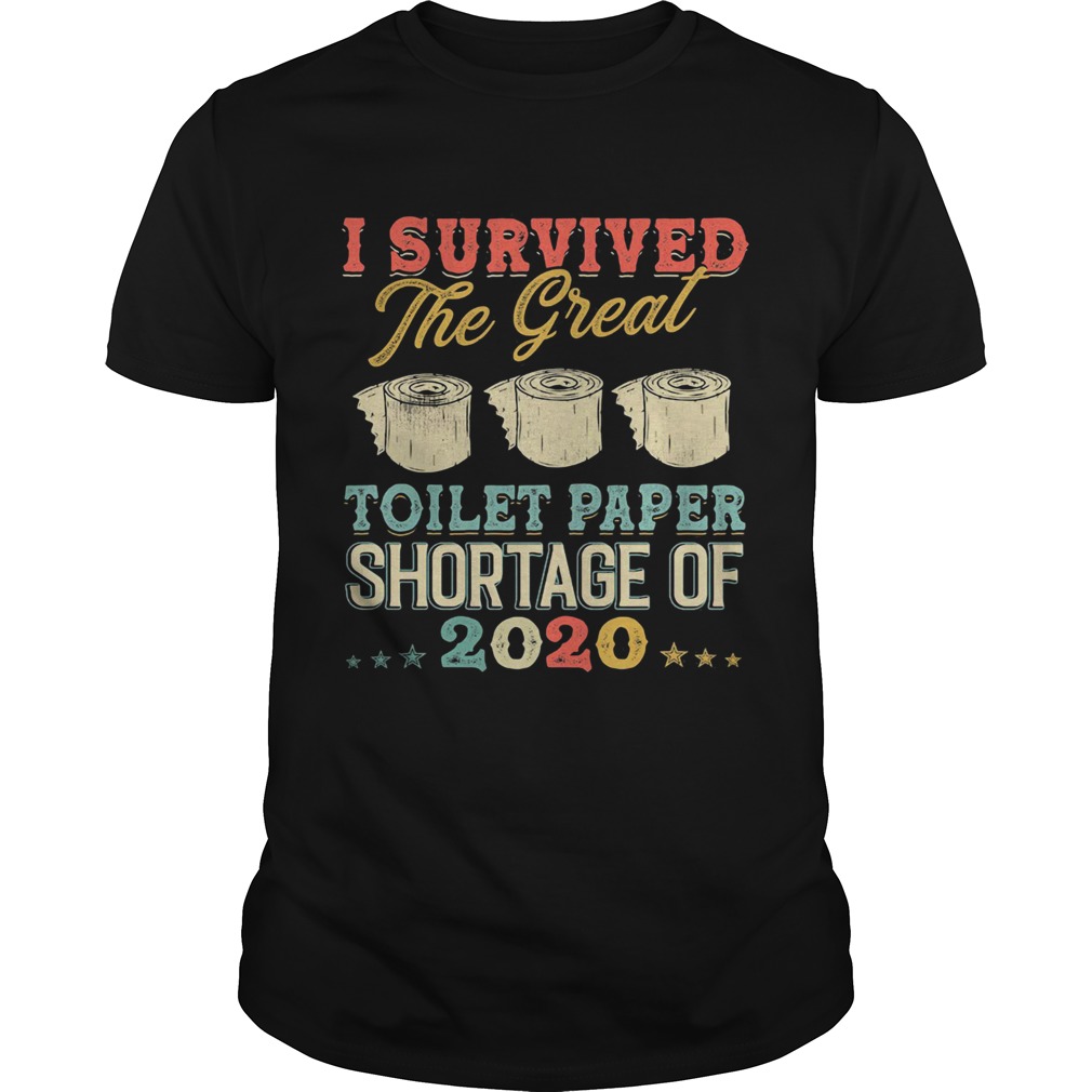 I survived the great toilet paper shortage of 2020 stars shirt