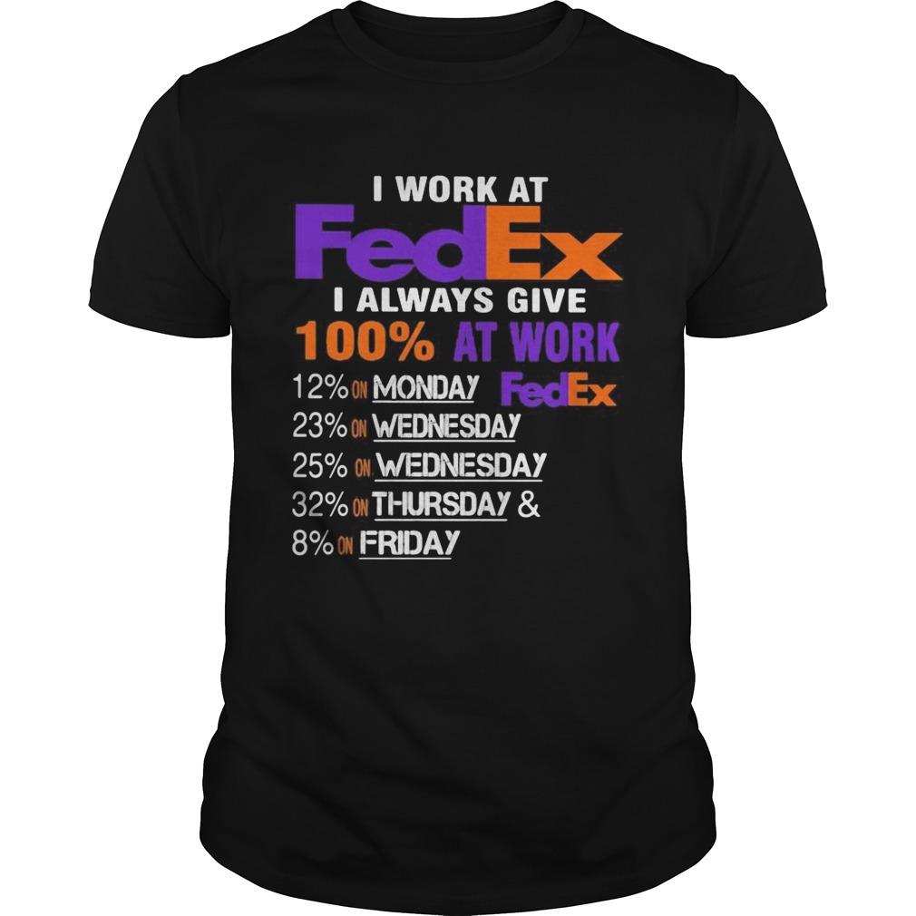 I work at fedex i always give 100 at work  Unisex