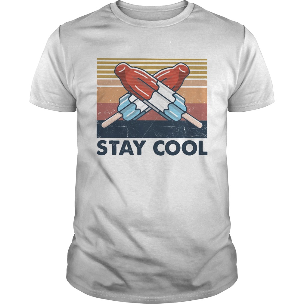 Ice cream stay cool vintage retro shirt