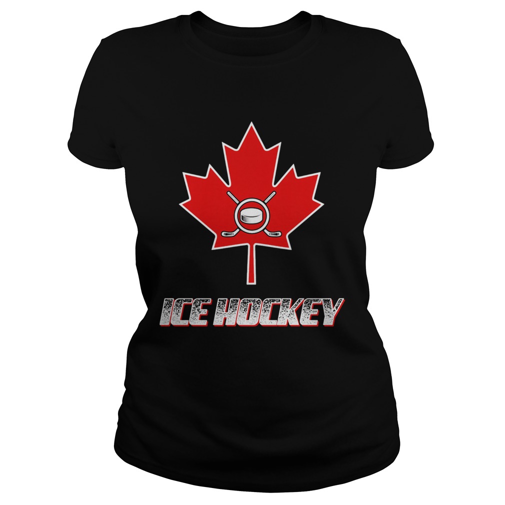 Ice hockey canada flag  Classic Ladies