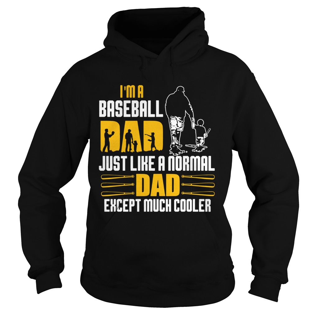 Im A Baseball Dad Just Like A Normal Dad Except Much Coller  Hoodie