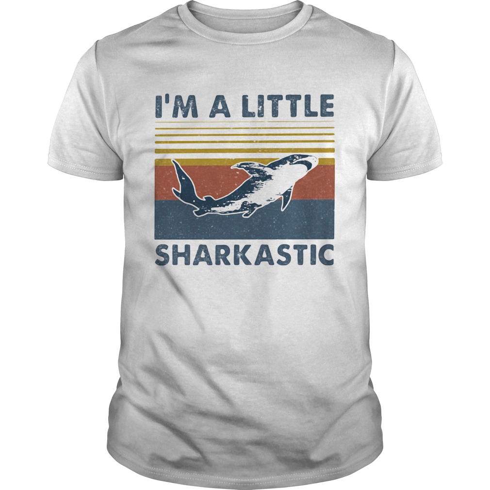 Im A Little Sharkastic Vintage Retro  Unisex