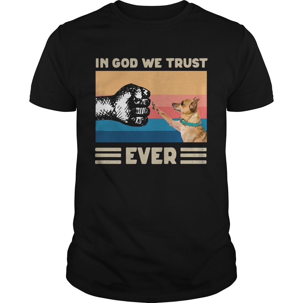 In God We Trust Ever American Flag Independence Day Vintage  Unisex