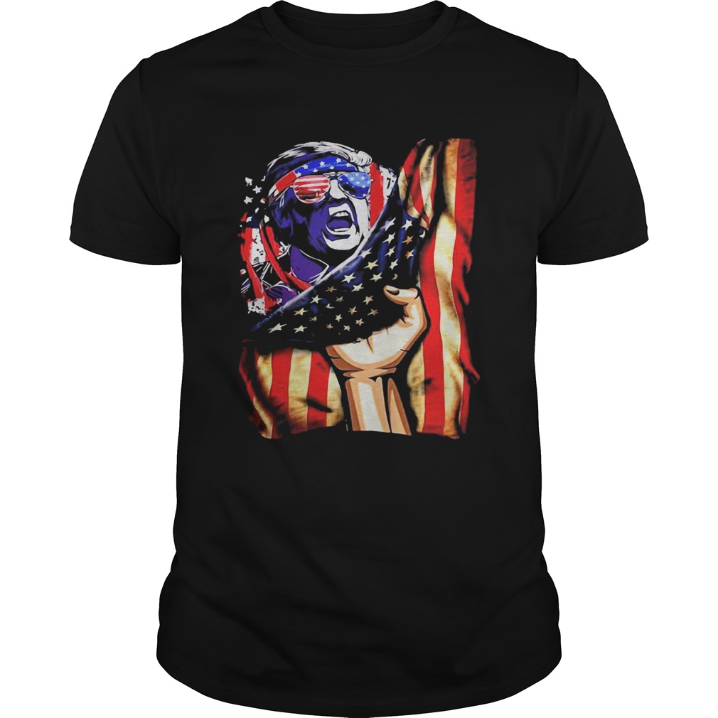 Independence Day Trump glasses flag america  Unisex