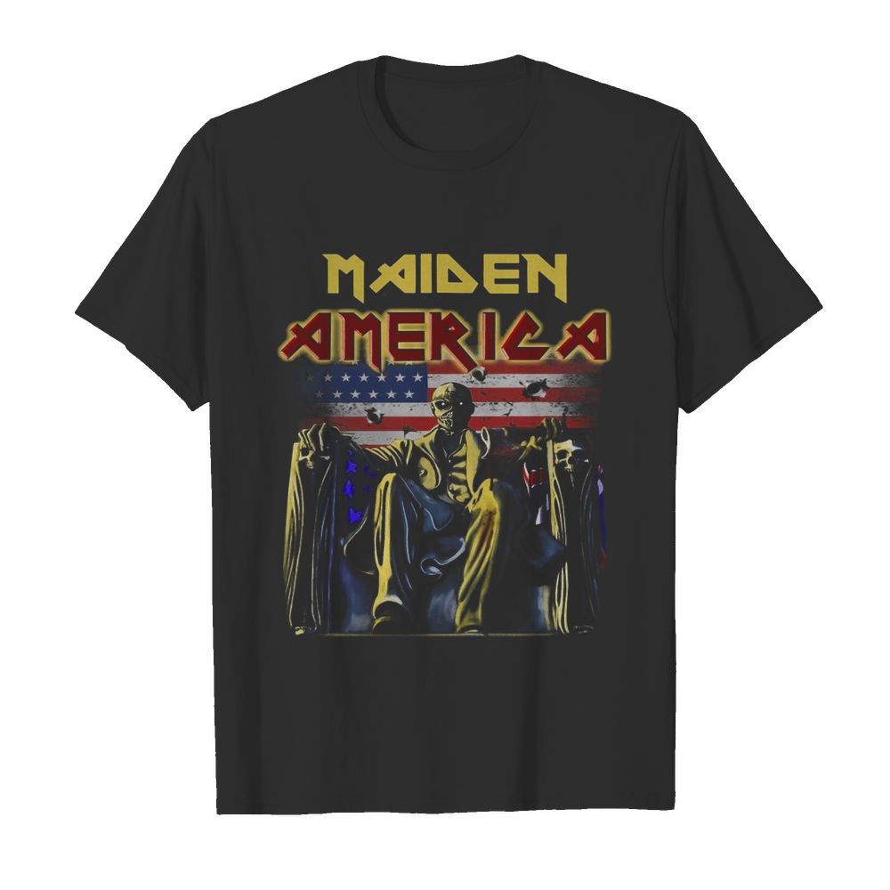 Iron Maiden American Flag Shirt