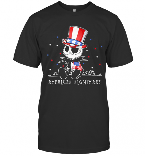 Jack Skellington American Nightmare 4Th Of July Independence Day T-Shirt Classic Men's T-shirt