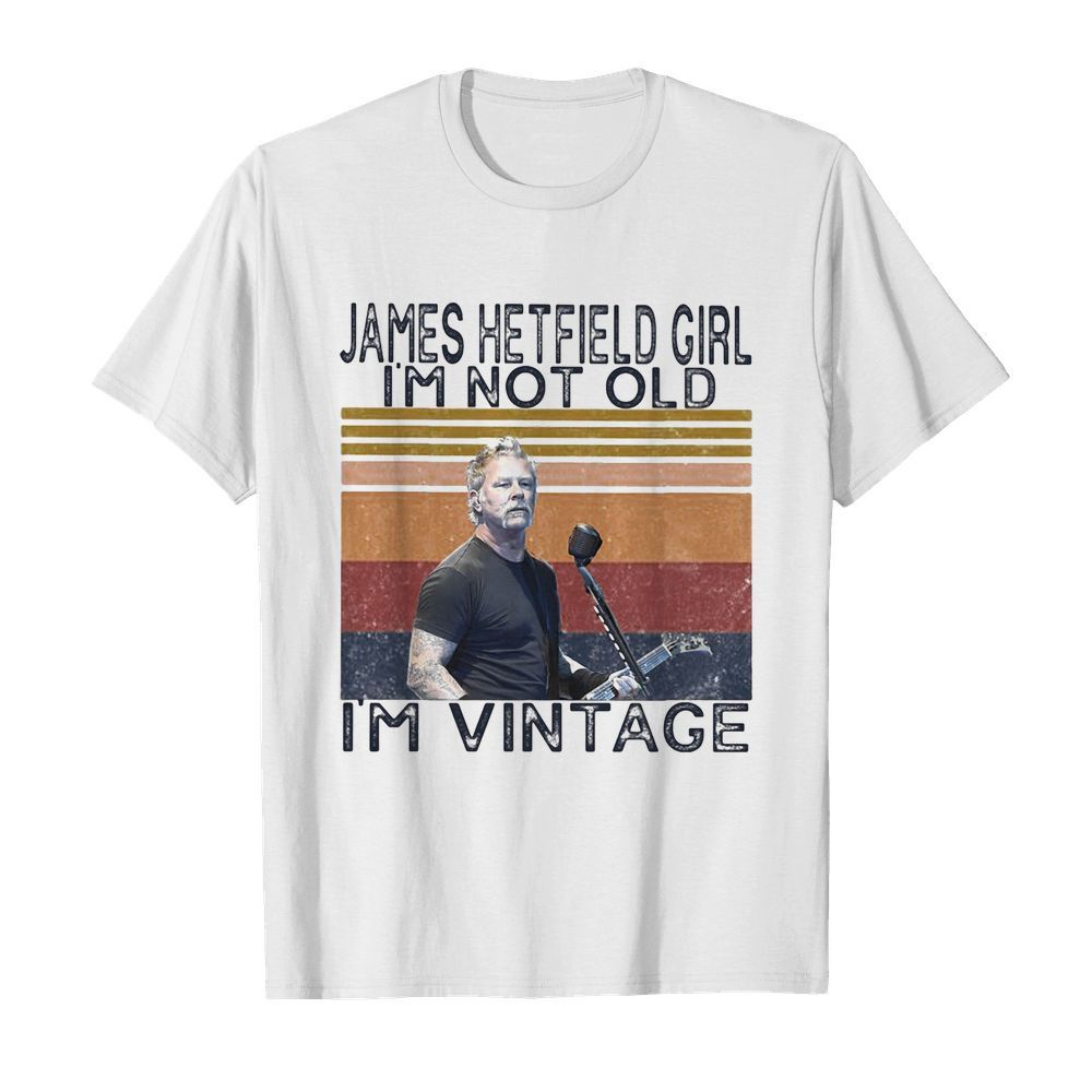 James hetfield girl i’m not old i’m vintage retro  Classic Men's T-shirt