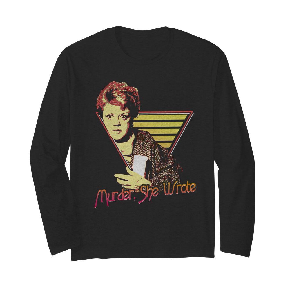 Jessica Fletcher Murder She Wrote  Long Sleeved T-shirt 