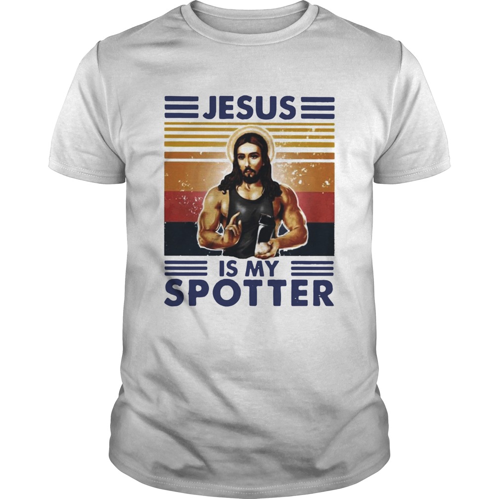 Jesus Is My Spotter Vintage  Unisex