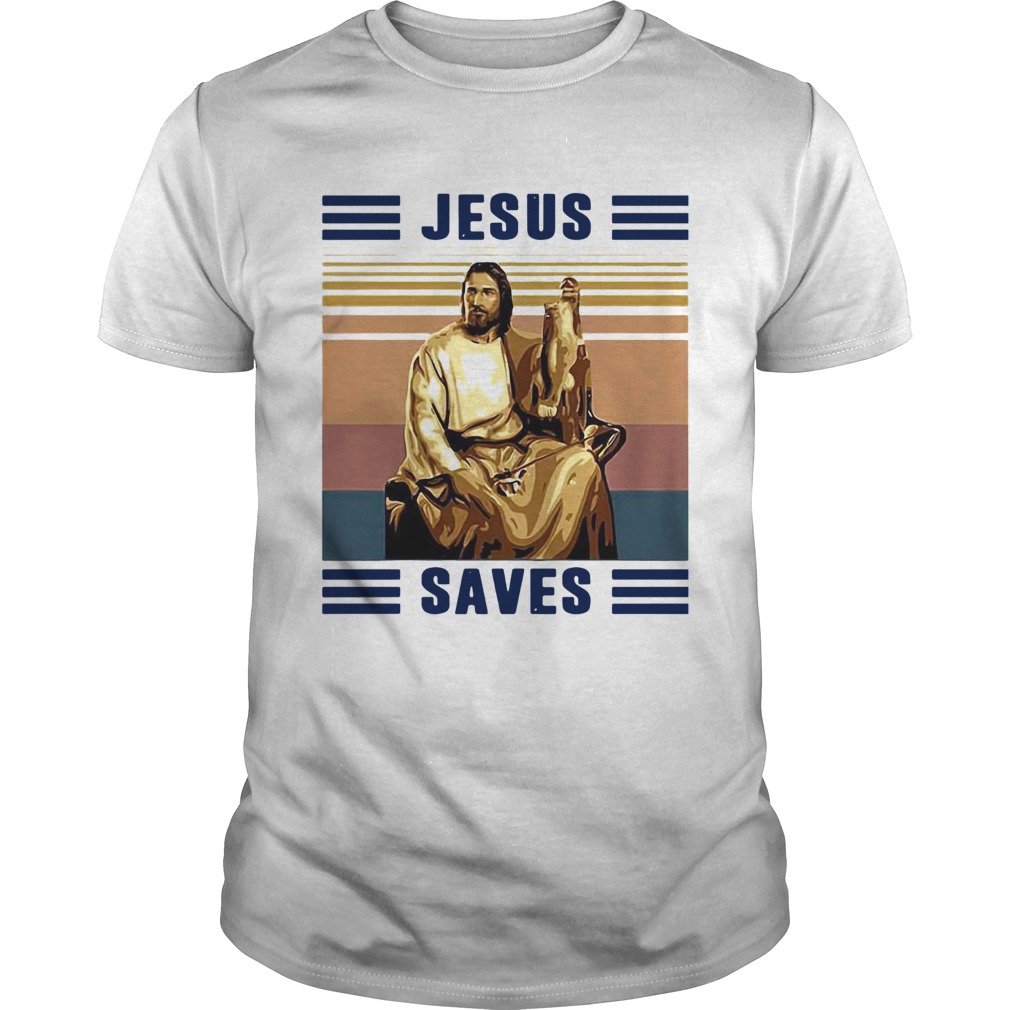 Jesus Saves Fishing Vintage shirt