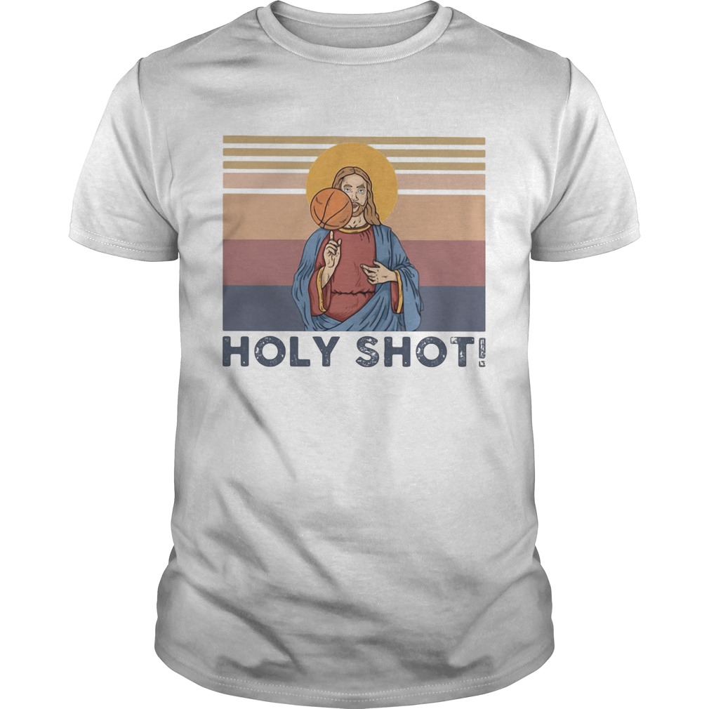 Jesus holy shot volleyball vintage retro  Unisex