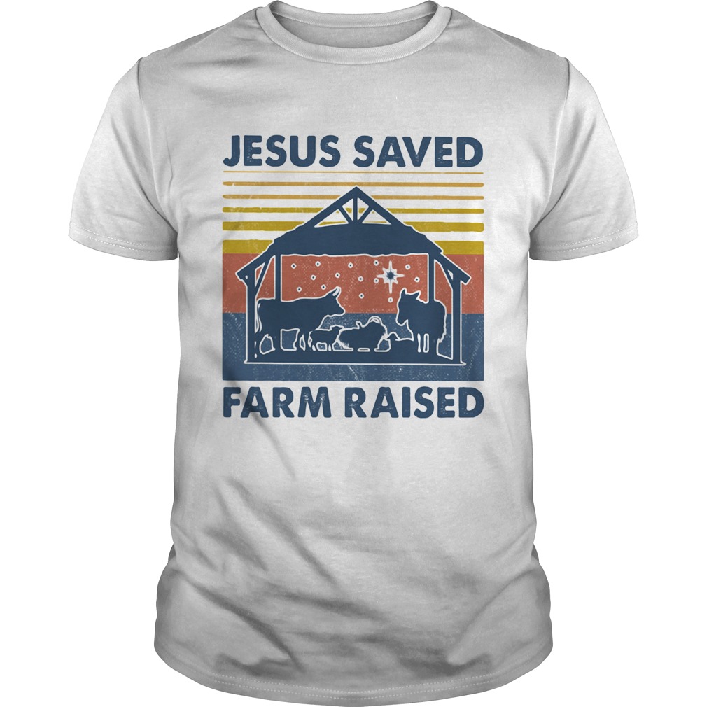 Jesus served farm raised cow vintage  Unisex