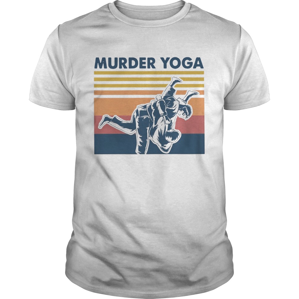 Jiu Jitsu Murder Yoga Vintage shirt